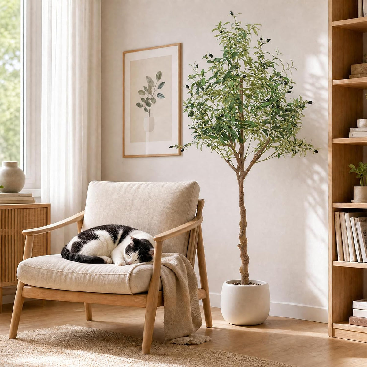 6ft artificial olive trees indoor large faux olive, package contents