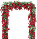 duovlo 4pcs 6.6ft/piece imitation silk wisteria garland hanging, main product view