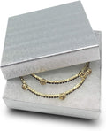 thedisplayguys 25 cardboard jewelry gift boxes with inserts, main product view