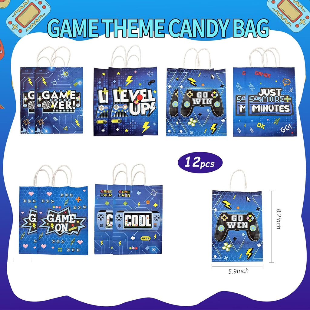 135 Pcs Video Gamer Party Favors,Boys Game Party Supplies,Gamer Birthday Party Favors,Gaming Party Decoration,Boys Gaming Birthday Favors, For Kids Bags On Stuffer Gifts