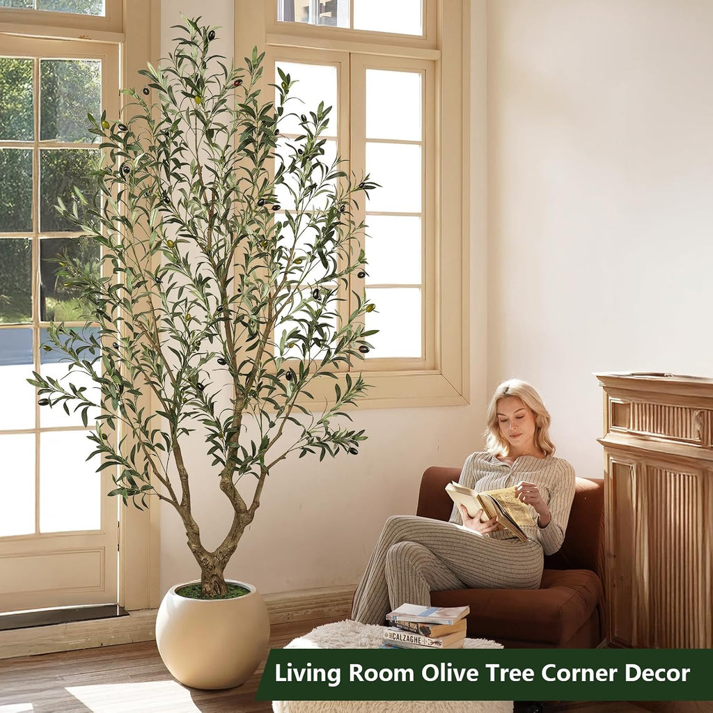 vitalismo olive trees artificial indoor: 96% lifelike, front angle view
