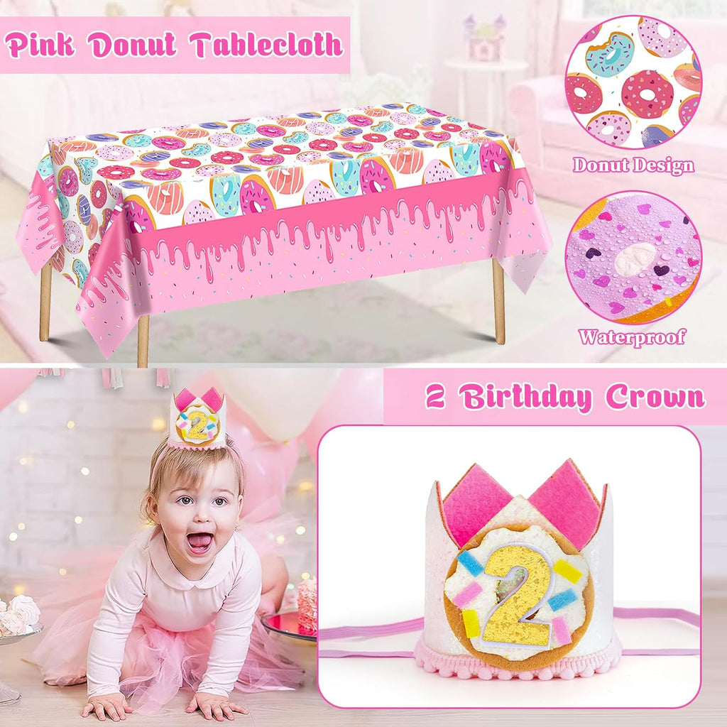 snln two sweet birthday party decorations 2nd birthday, package contents