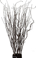 10PCS Lifelike Curly Willow Branches Decorative Dried Artificial Twigs, 30.7 Inches Fake Bendable Sticks Vintage Vines/Stems DIY Greenery Plants Craft Vases Home Garden Hotel Farmhouse Decor