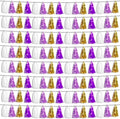 8P Purple-Gold Party Decoration Tassel Garland, Tassels Banner Streamers for Parade Floats, Bachelorette, Wedding, Birthday, Halloween, Christmas, Bridal/Baby Shower Party Decorations