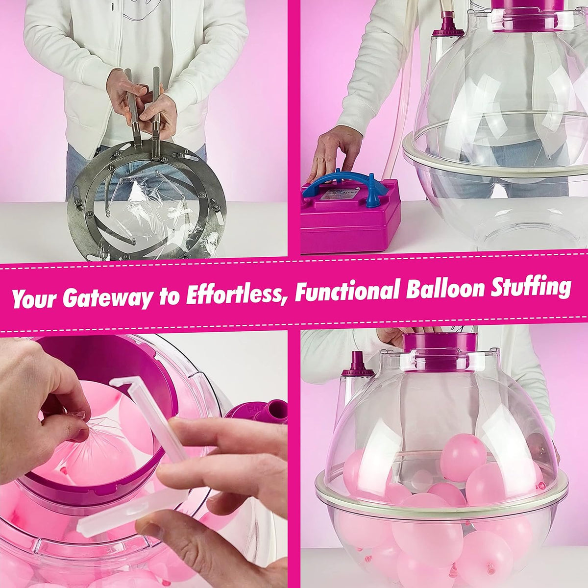 BLOONSY Balloon Stuffing Machine Kit for Bobo and Latex Balloons