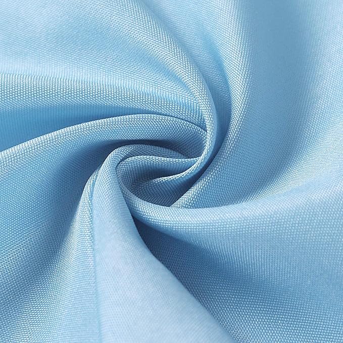 Cloth Napkins 17x17 inch Washable Polyester Dinner Napkins Soft Table Napkins for Wedding Party Dining Banquet(Blue Mist,50PCS)