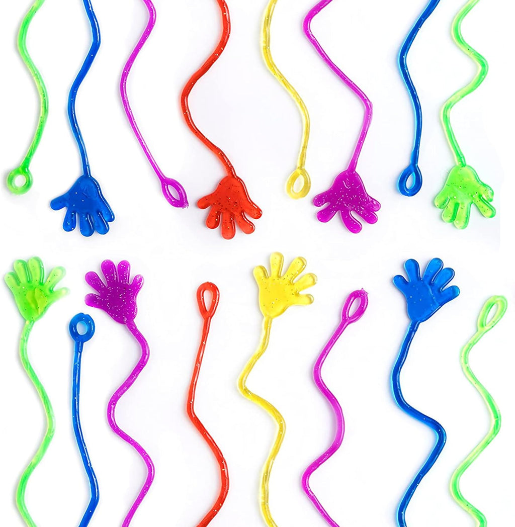 Giraffe 75 Pcs Bulk Sticky Hands for Kids – Stretchy Slap Hands Kids Summer Party Favors Bulk, Classroom Rewards, Birthday Prizes, Small Halloween Toys for Boys, Goodie Bag Stuffers for Kid