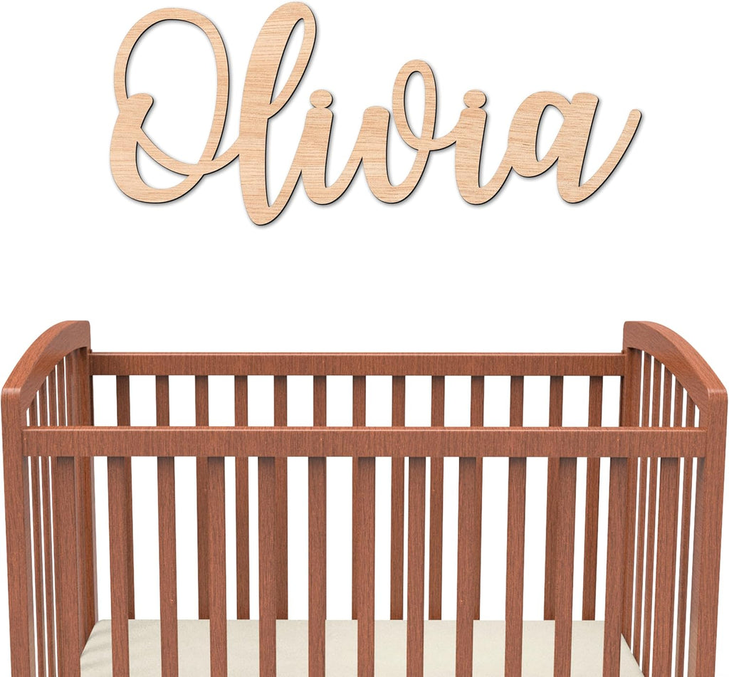 Personalized Wooden Name Sign for Nursery Wall Letters Custom Baby Name Sign for Wall Room Decor