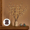 Birchlitland Lighted Brown Branches 18IN 70L Warm White Fairy Lights, LED Willow Branch Lights with Timer Battery Operated for Home Bedroom Living Room Vase Decoration
