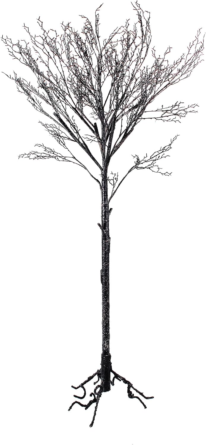 National Tree Company Artificial Tree Decoration, Black, Leafless, Includes Stand, Halloween Collection, 68 Inches