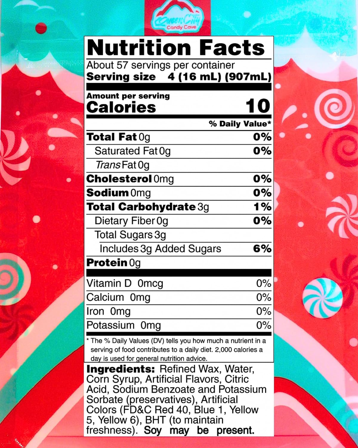 Nik-L-Nips Assorted Wax Candy Bottles, Wax Bottle Candy, 2 lb