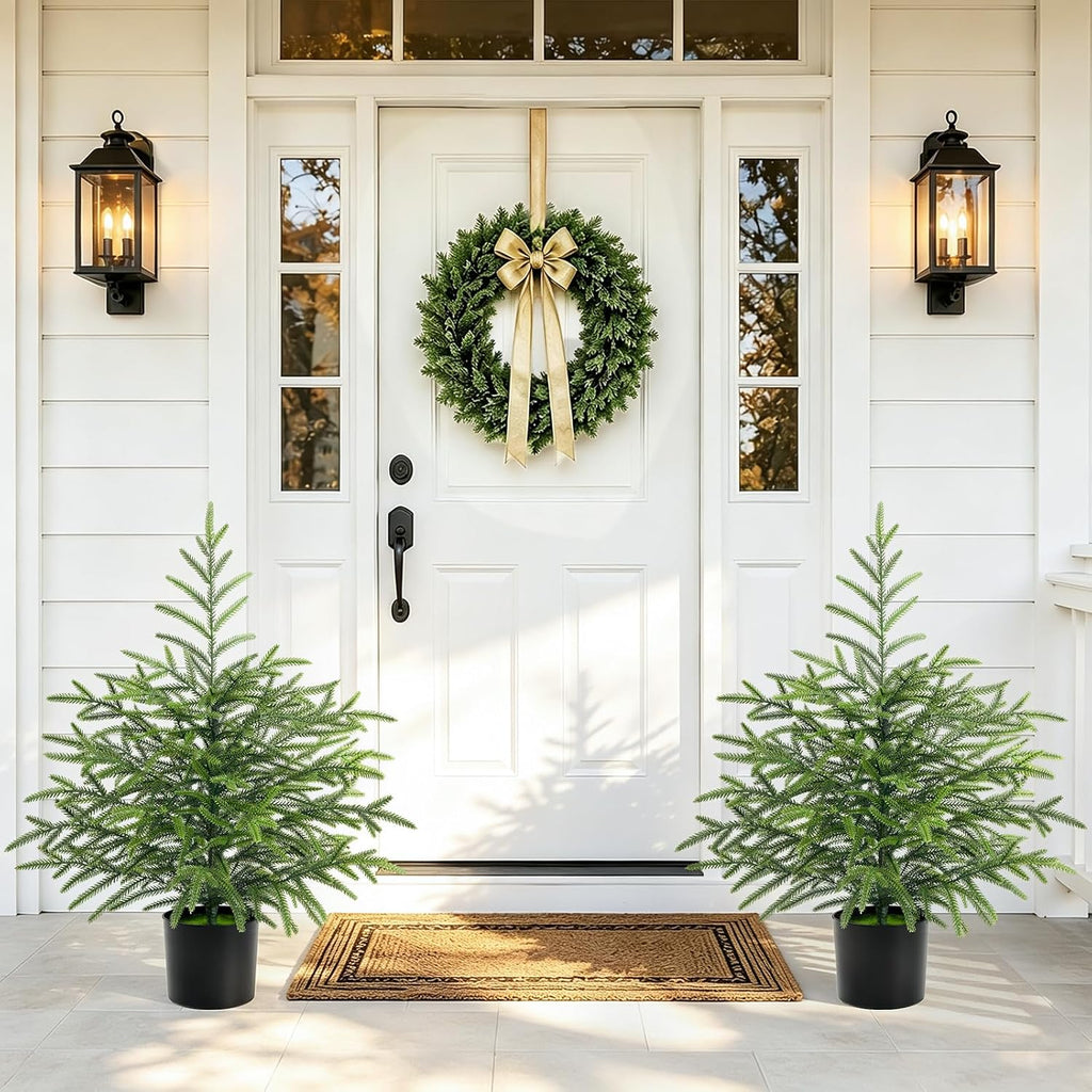 2 ft real touch christmas tree with lights, main product view