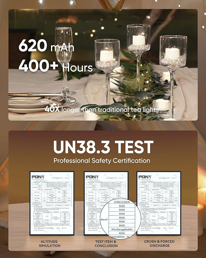 Homemory 12pcs Remote Timer LED Tea Lights Candles, 400+Hours Flickering Flameless Battery Votive Tealights for Tabletop Lighting, Centerpieces Decor, Holiday