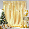 Gold Backdrop Background Party Decortaions - 9.6x8FT Sequin Backdrop Curtains for Hallowee Christmas Graduation Birthday Decor