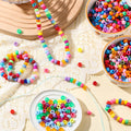 huquary 30400 pcs pony beads bulk, 72 colors, main product view