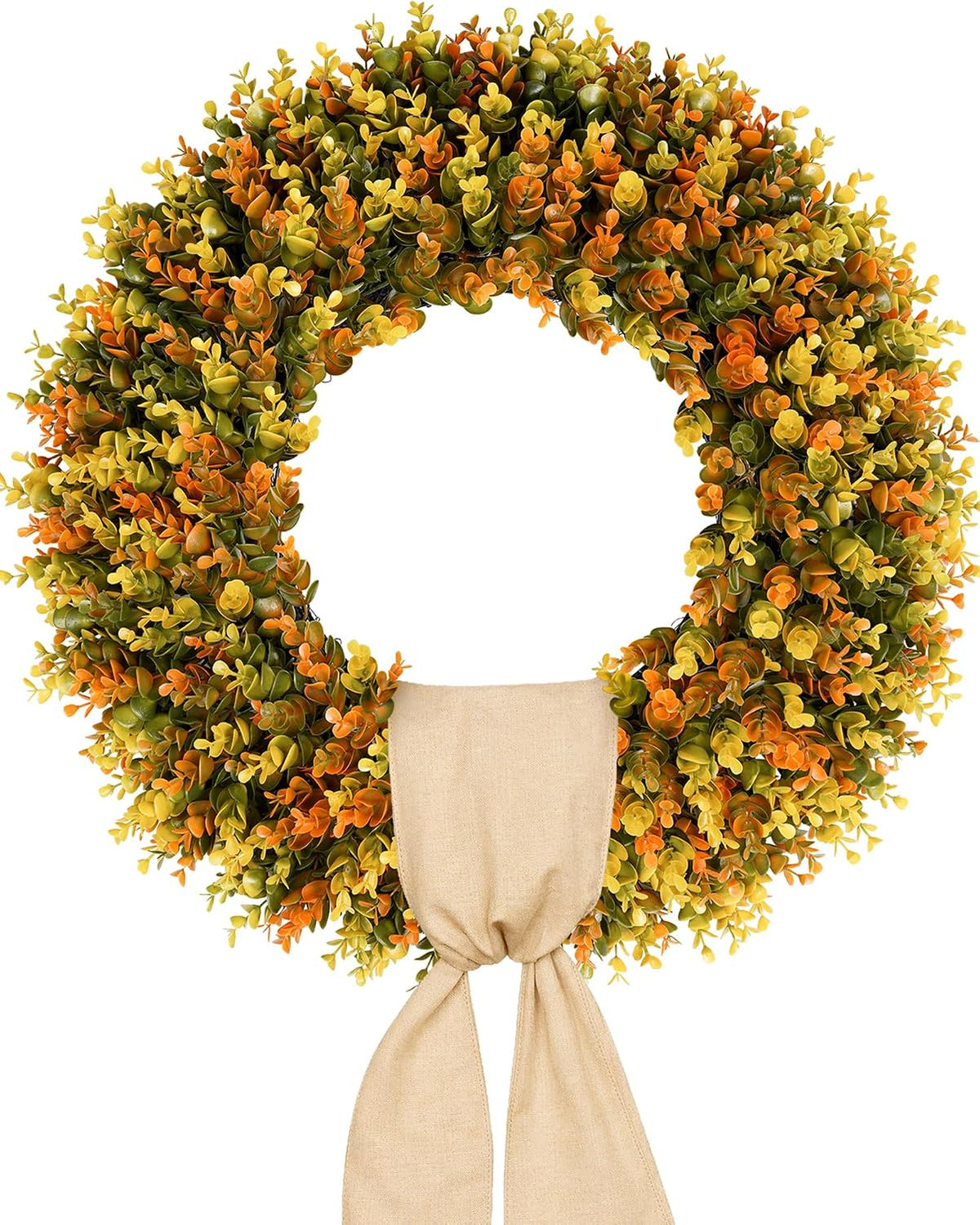 vlorart large fall wreaths for front door, fall, main product view