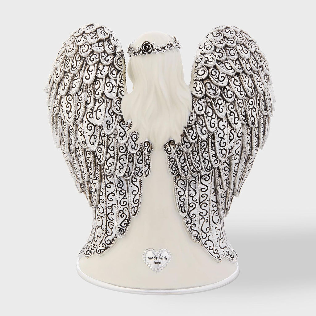 THINGS REMEMBERED Engraved Religous Guardian Angel Musical Snow Globe, Plays Pachelbel's Canon Music, Add Picture, Beautiful and Unique Gift (Free Customization)