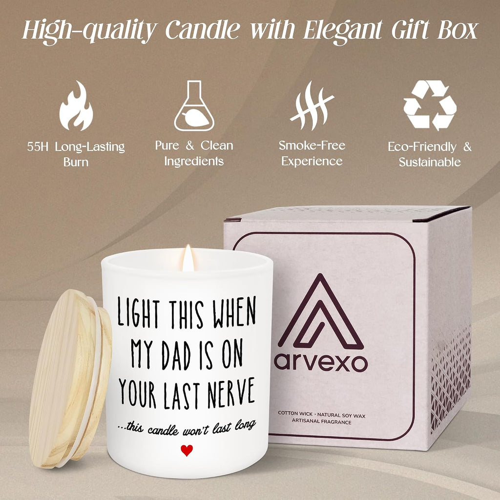 Funny Gifts for Mom - Long Lasting Vanilla Lavender Candle 10 Oz - Birthday Gifts for Mom from Daughter Son, Mothers Gift for Mama Mother in Law, Grandma Gift Ideas