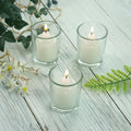 WGV Tea Light Votive Candle Holder 2.2x2.75, Clear Tiny Utility Cylinder Glass Vase, Small Planter Terrarium for Home Accent Decor, 6 Pieces