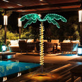 vingli 4ft lighted palm tree christmas tree, outdoor, main product view