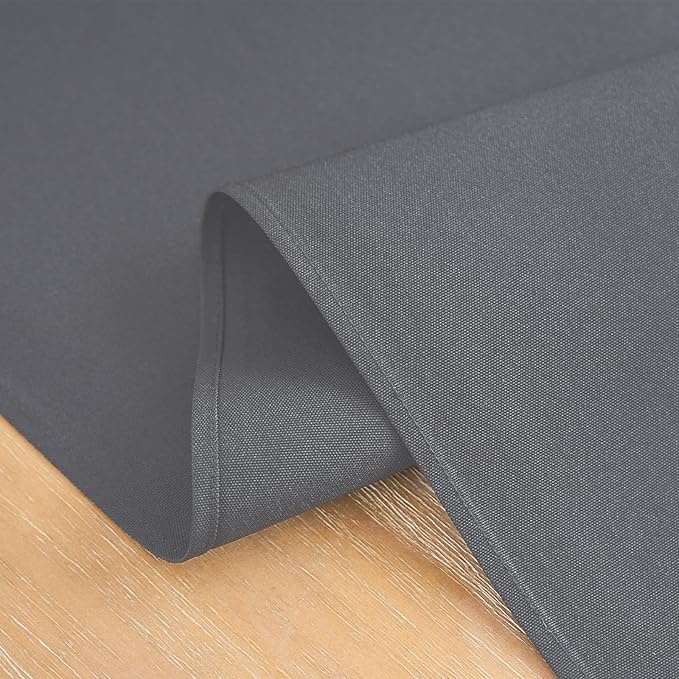 2 Pack Grey Small Short Table Runner 12 x 24 Inch Solid Color Runners Coffee Table Dresser for Daily Party Home Decoration