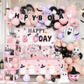 pink halloween party decorations kit halloween happy boo, main product view