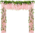 u'artlines 10pcs 7.2 ft/piece artificial wisteria garland light, main product view