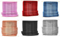 Mandala Crafts 12 Gauge Anodized Aluminum Craft Wire for Jewelry Making - 276 FT Colored Flexible Silver Copper Black Pink Ice Blue Red Wire - Bendable for Bonsai Armature Crafting Sculpting