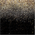 WOLADA Black and Gold Backdrop Golden Glitter Backdrop for Photography Wedding Birthday Baby Shower Party Photo Studio 10x10FT 11176