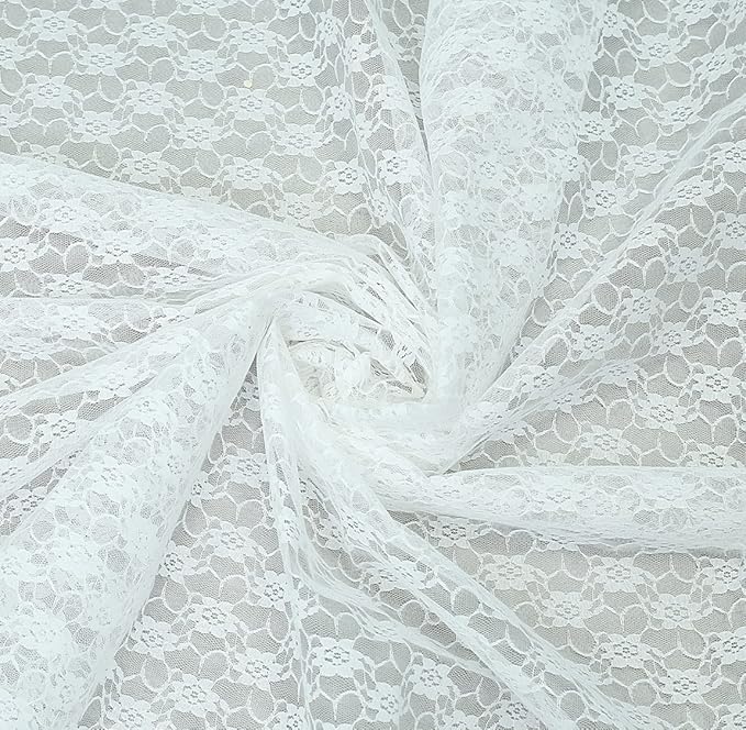 MDS Pack of 12 Wedding 12 x 108 inches Satin Table Runner for Wedding, Decorations for Birthday Parties, Banquets, Graduations, Engagements, Runners fit Rectangle, Round Table- White