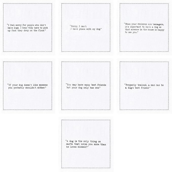FIVE STAR NAPKINS Dog Quotes, White Cotton Cocktail Napkins, Beverage Napkins, Bar Napkins, Cloth Napkins, Party Napkins, Events, Holidays, Weddings, Birthdays, Disposable, 4.5'' x 4.5''- (50x)