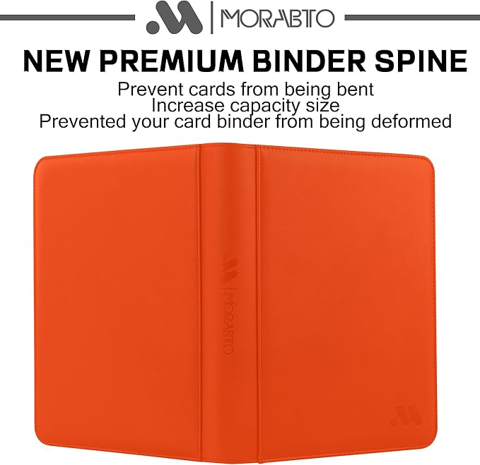 Card Binder 9 Pocket,Trading Card Binder Holds up to 360 Cards with 20 Sleeves,Zipper Card Holder Album Compatible with TCG Card/Game Cards/Sports Card