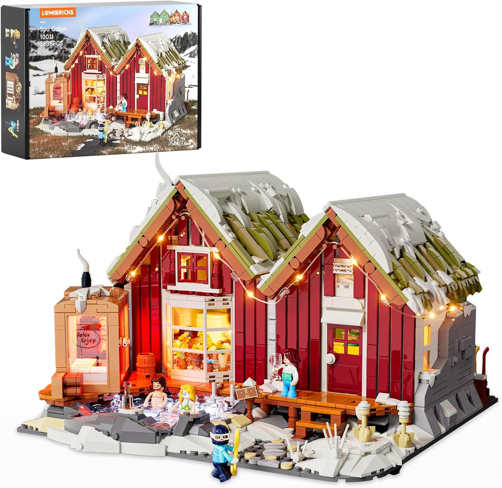 lumibricks spa-cabin winter lighting-building-bricks set - 2235 pcs, main product view