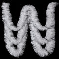 150 ft white tinsel garland christmas holiday tinsel, main product view