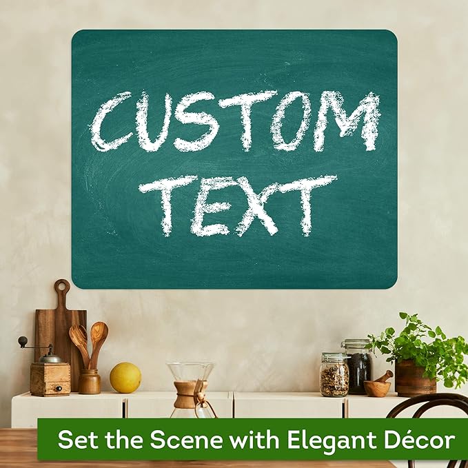 Custom Sign, Custom Street Sign, 11 Font Colors, 13 Font Styles, 4 Hole Options, 22 Sizes, 24x30 Inches, Rust Free DiBound, Fade Resistant, Made in USA by My Sign Center (Chalkboard Green)