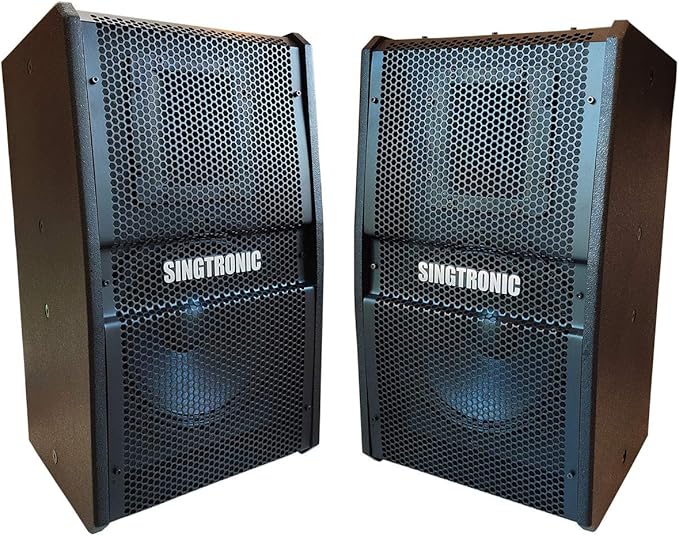 SINGTRONIC Professional 2000 WATTS Complete Karaoke System Package Free: Unlimited YouTube Songs, Built HDMI, Voice Record, Optical/Coax