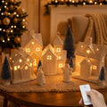 christmas village sets,12 pcs christmas village houses with, main product view