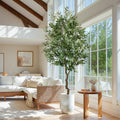 faux olive tree 8ft, large realistic silk olive, main product view