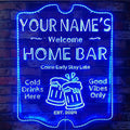 ADVPRO Personalized Your Name Home Bar RGB Dynamic Glam LED Sign - Cut-to-Edge Shape - Smart 3D Decoration - Multicolor Signage st06s43-fnd-p11-tm-c