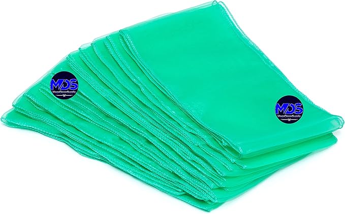 MDS Pack of 150 PCS Organza Chair Sashes Wider Dining Chair Bows Ribbon Tie Back for Wedding Party Birthday Bridal Shower Reception Event Banquet Home Chair Cover Decoration - Mint