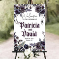 Halloween Wedding Welcome Sign, Til Death Do Us Part Welcome Sign, Halloween Couples Shower, Gothic Love Wedding Welcome, Signage Halloween Reception, Welcome Wedding Sign With Stand Decorations