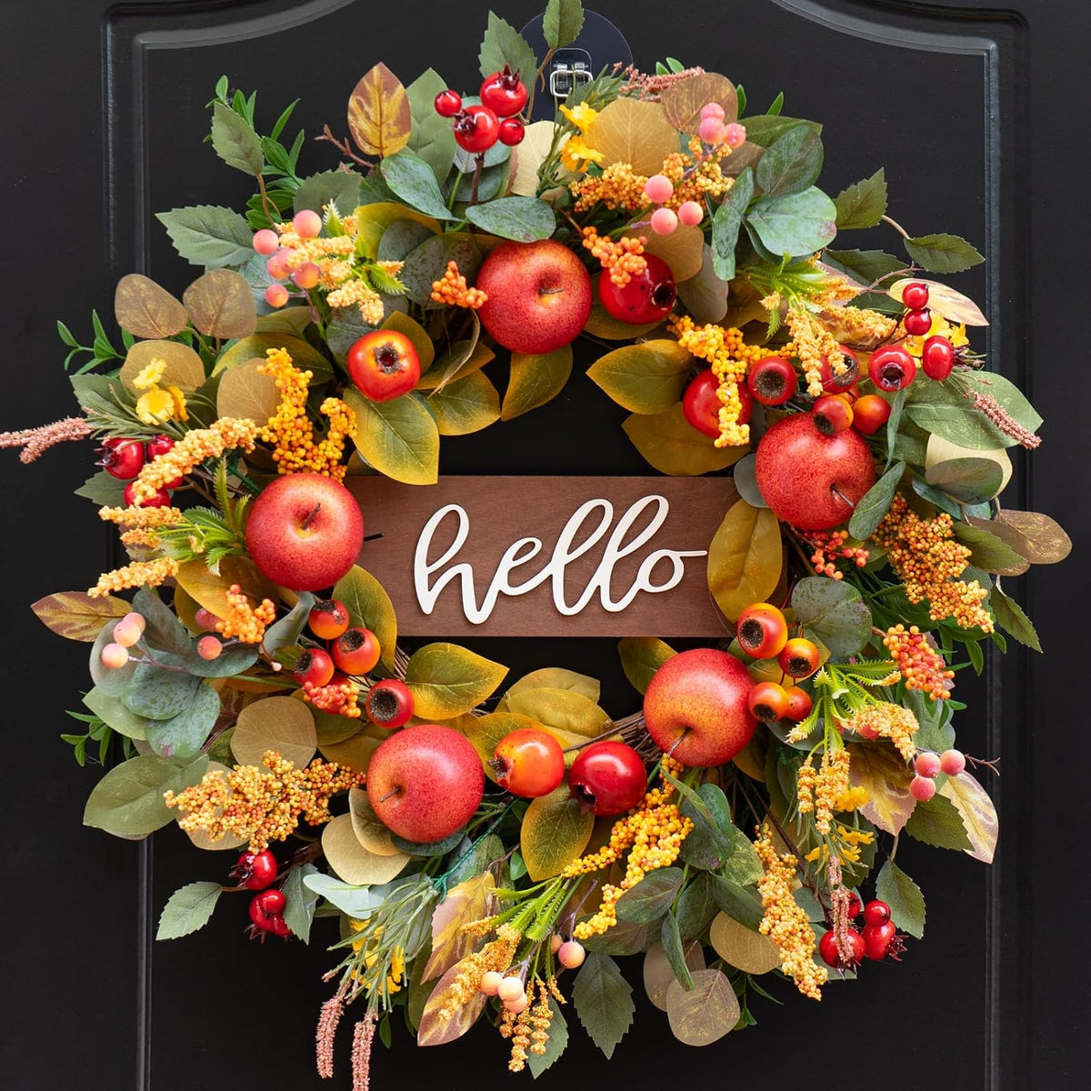 fall wreaths for front door 24 inch autumn, main product view