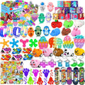 Kaisbro 124 Pcs Party Favors for Kids 4-8, Birthday Gift Toys, Goodie Bag Stuffers, Treasure Box Carnival Prizes, Gifts Classroom, Pinata Bags Filler Boys and Girls 8-12