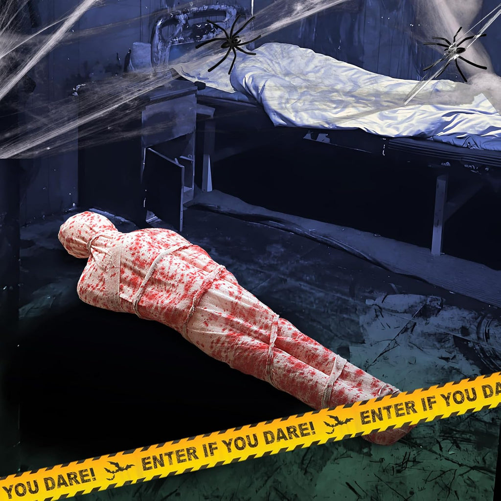 2 packs 6ft dead body bags hanging corpse, side view