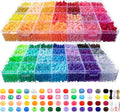 simetufy 10000pcs pony beads bulk, 56 colors 6x9mm, main product view