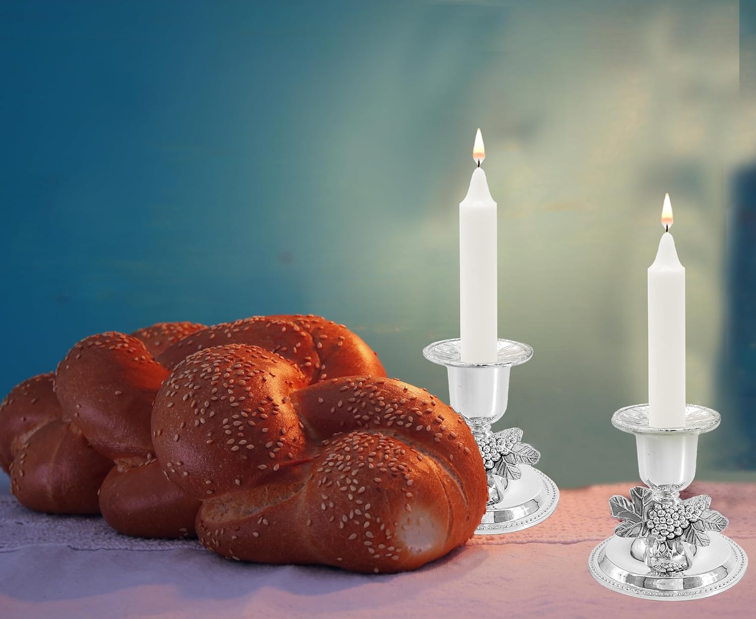 The Dreidel Company Extra Heavy Disposable Candle Holders, 100 Pack - Disposable Candle Drip Cup, Aluminum Foil Drip Cup Bobeches