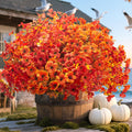 grunyia 20 bundles uv resistant artificial fall flowers, main product view