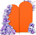 Wedding Arch Cover 7.2FT 6FT Arch Backdrop Cover Spandex Fitted Arch Cover for Round Top Chiara Backdrop Stand Covers for Wedding Birthday Party Baby Shower Banquet Ceremony Decoration