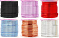 Mandala Crafts 16 Gauge Anodized Aluminum Craft Wire for Jewelry Making – 390 FT Colored Flexible Silver Copper Black Pink Ice Blue Red Wire - Bendable for Bonsai Armature Crafting Sculpting
