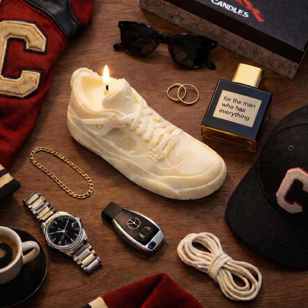 Sneaker Candle with GiftBox - Air Wax - Hypebeast Gift for Teenage Boys - Gifts for Men Candles - Sneakerhead Gifts for Teenage Boys - Unique Gift for Him - Sneaker Head Room Decor